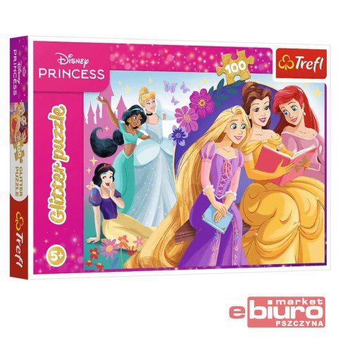 PUZZLE 100 GLITTER BLASK MAGI PRZYJAŹNI 14834 TREF