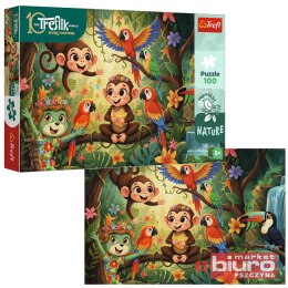 PUZZLE 100 INSPIRED BY NATURE MAŁPKI I PRZYJACIELE