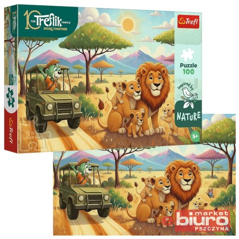PUZZLE 100 LWY RODZINA TREFLIKÓW 16593 TREFL