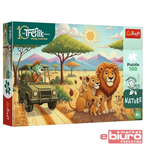 PUZZLE 100 LWY RODZINA TREFLIKÓW 16593 TREFL