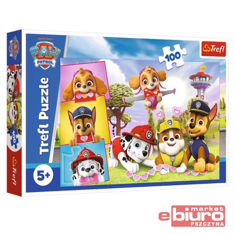 PUZZLE 100 NIEUSTRASZONE DZIEWCZYNY PAW PATROL TRE