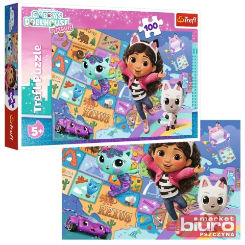 PUZZLE 100 PRZYJAŹŃ W KOCIM DOMKU 16515 TREFL