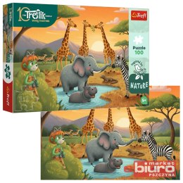 PUZZLE 100 WESOŁA FERAJNA RODZINA TREFLIKÓW 16571