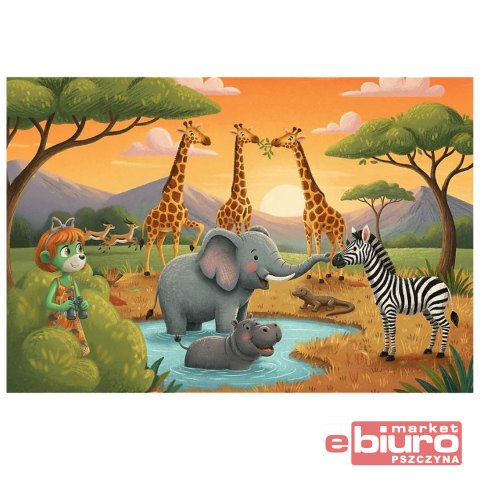 PUZZLE 100 WESOŁA FERAJNA RODZINA TREFLIKÓW 16571