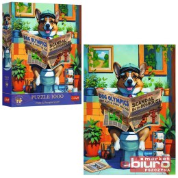 PUZZLE 1000 CORGI W TOALECIE 12140 TREFL