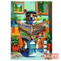 PUZZLE 1000 CORGI W TOALECIE 12140 TREFL