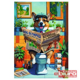 PUZZLE 1000 CORGI W TOALECIE 12140 TREFL