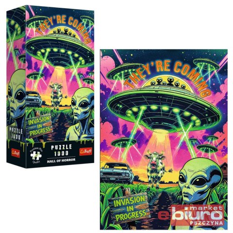 PUZZLE 1000 HALL OF HORROR UFO 12129 TREFL