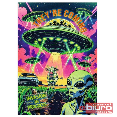 PUZZLE 1000 HALL OF HORROR UFO 12129 TREFL