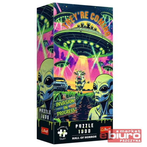 PUZZLE 1000 HALL OF HORROR UFO 12129 TREFL
