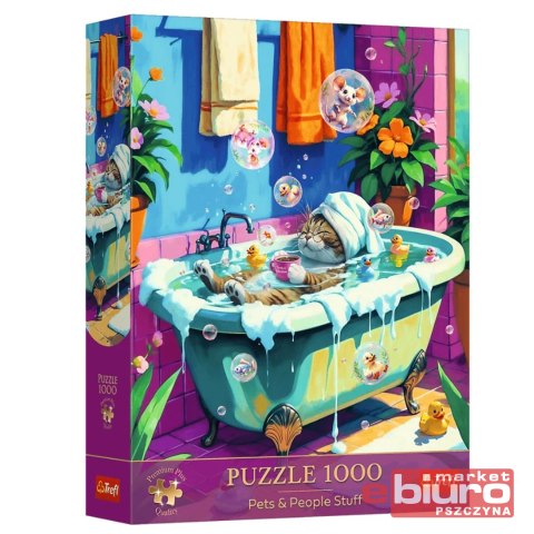 PUZZLE 1000 MIAU, RELAKS, POWTÓRZ 12141 TREFL