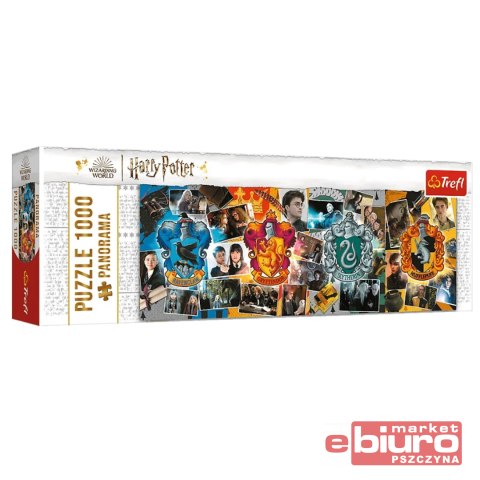 PUZZLE 1000 PANORAMA CZTERY DOMY HOGWARTU 29051
