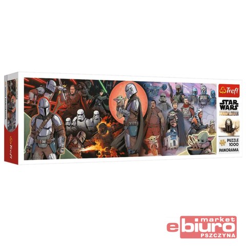 PUZZLE 1000 PANORAMA PRZYGODY MANDALORIAN 29052