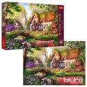 PUZZLE 1000 TEA TIME UROCZA CHATKA W LESIE TREFL