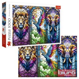 PUZZLE 1000 WITRAŻ ZWIERZĘTA 10957 TREFL
