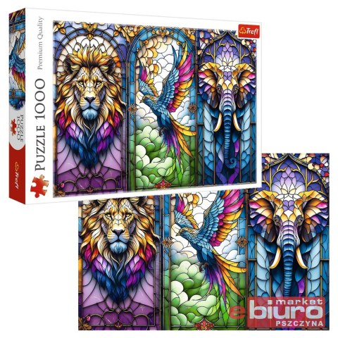 PUZZLE 1000 WITRAŻ ZWIERZĘTA 10957 TREFL