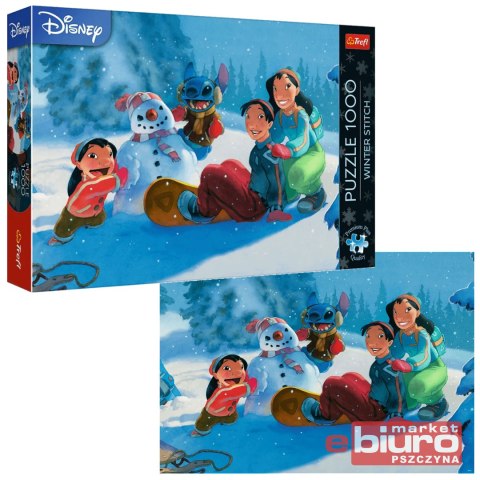 PUZZLE 1000 ZIMOWY STICH 12100 TREFL