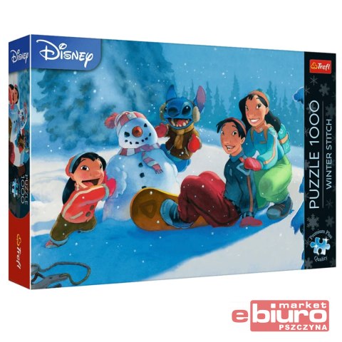 PUZZLE 1000 ZIMOWY STICH 12100 TREFL