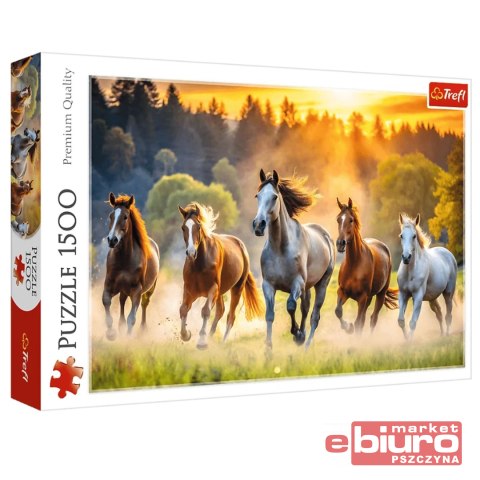 PUZZLE 1500 DZIKIE KONIE 26215 TREFL