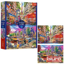 PUZZLE 2X500 EUROPEJSKIE STOLICE 37496 TREFL