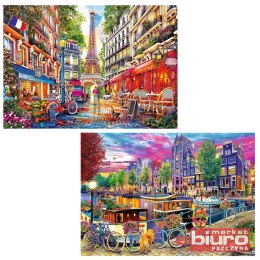 PUZZLE 2X500 EUROPEJSKIE STOLICE 37496 TREFL