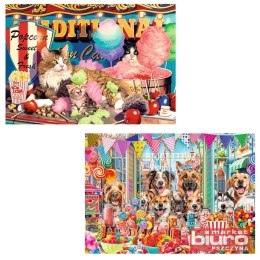 PUZZLE 2X500 PUSZYŚCI PRZYJACIELE 37495 TREFL