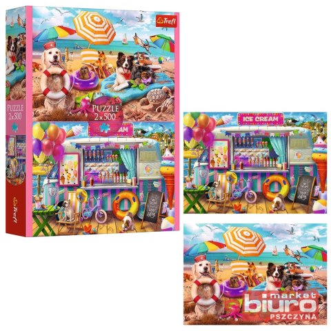 PUZZLE 2X500 WAKACYJNY CZAS 37533 TREFL