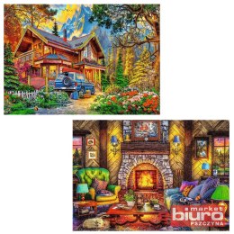 PUZZLE 2X500 WYCIECZKA W GÓRY 37534 TREFL