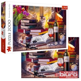 PUZZLE 2000 KOCI WIECZÓR 27126 TREFL