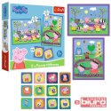 PUZZLE 2W1+MEMOS RADOSNE CHWILE Z ŚWINKĄ PEPPĄ TRE