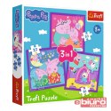 PUZZLE 3W1 ZWYCZAJE ŚWINKI PEPPY 34893 TREFL