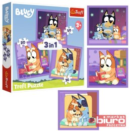 PUZZLE 3W1 POZNAJ BLUEY 34895 TREFL