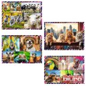 PUZZLE 4X250 ZABAWNE ZWIERZAKI 13313 TREFL