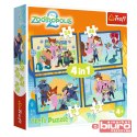 PUZZLE 4W1 ZOOTOPIA PEŁNA PRZYGÓD 34677 TREFL