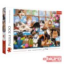 PUZZLE 500 KOCIA RODZINA 37425 TREFL