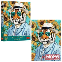 PUZZLE 500 PAN TYGRYS I SŁONECZNIKI 37626 TREFL