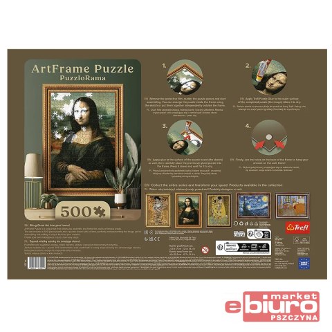 PUZZLE 500 PUZZLORAMA MONA LISA 37541 TREFL
