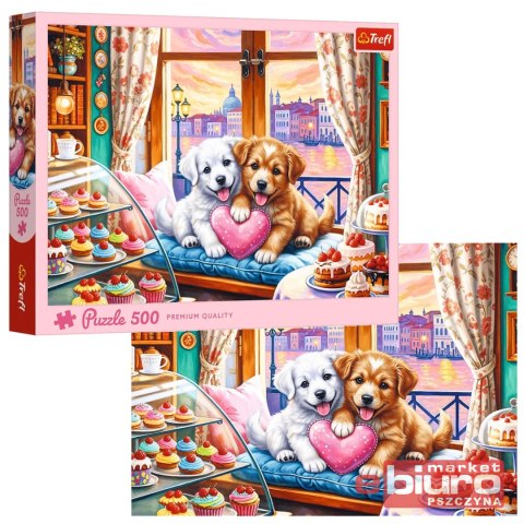 PUZZLE 500 SZCZENIĘCA MIŁOŚĆ 37554 TREFL