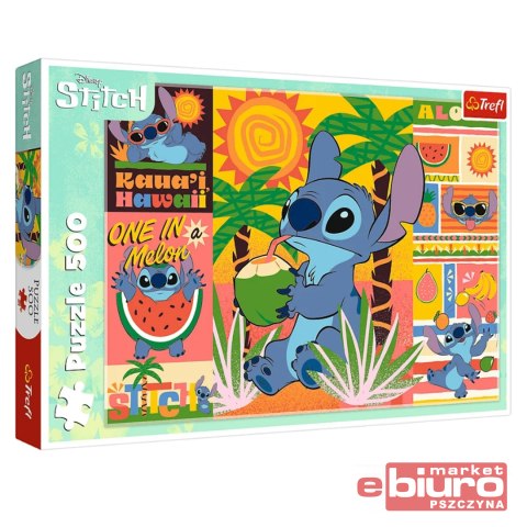 PUZZLE 500 WAKACJE ZE STICHEM 37483 TREFL