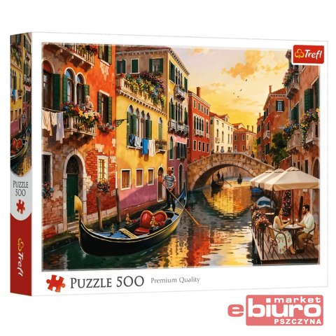 PUZZLE 500 WENECJA O ZACHODZIE SŁOŃCA 37556 TREFL