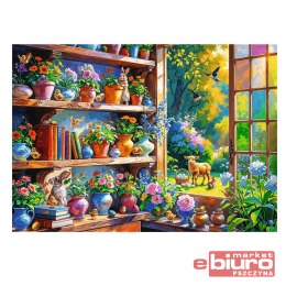 PUZZLE 500 WIOSENNY PORANEK W ORANŻERII 37558 TREF