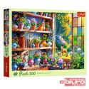PUZZLE 500 WIOSENNY PORANEK W ORANŻERII 37558 TREF