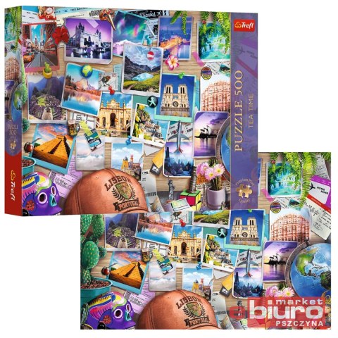 PUZZLE 500 WSPOMNIENIA Z PODRÓŻY 37616 TREFL
