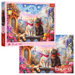 PUZZLE 500 ZAKOCHANE MRUCZKI 37553 TREFL