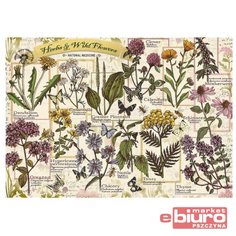 PUZZLE 500 ZIELNIK ZIOŁA LECZNICZE 37478 TREFL