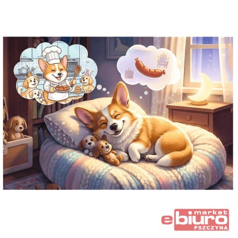 PUZZLE 60 CORGI W KRAINIE SNÓW 17434 TREFL