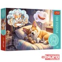 PUZZLE 60 CORGI W KRAINIE SNÓW 17434 TREFL