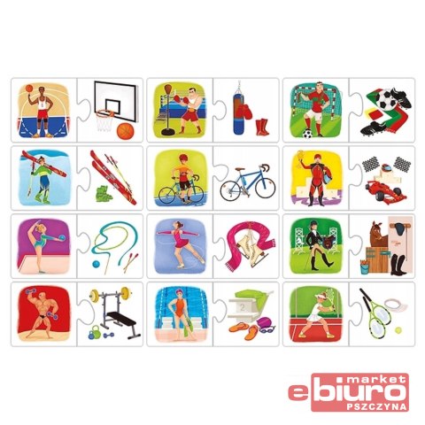 PUZZLE EDUKACYJNE SPORT I ATRYBUTY ADAMIGO
