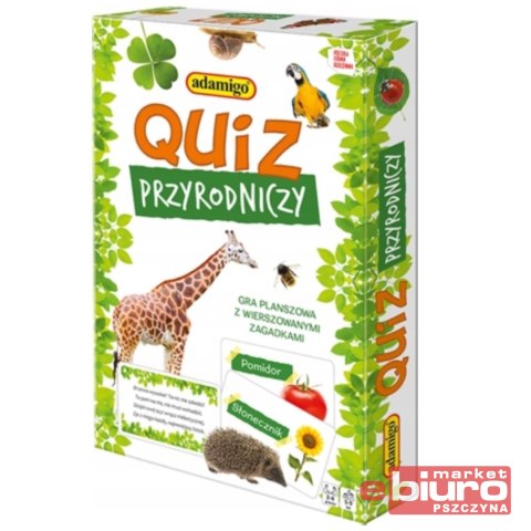 GRA QUIZ PRZYRODNICZY Z ZAGADKAMI ADAMIGO