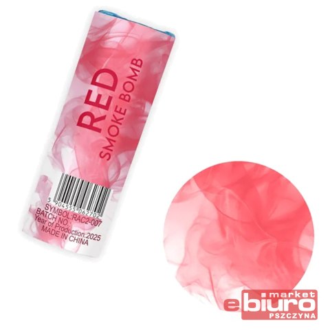 RACA DYMNA 11,5CM CZERWONA PARTYDECO